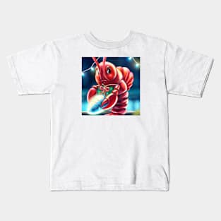 Cute Lobster Drawing Kids T-Shirt